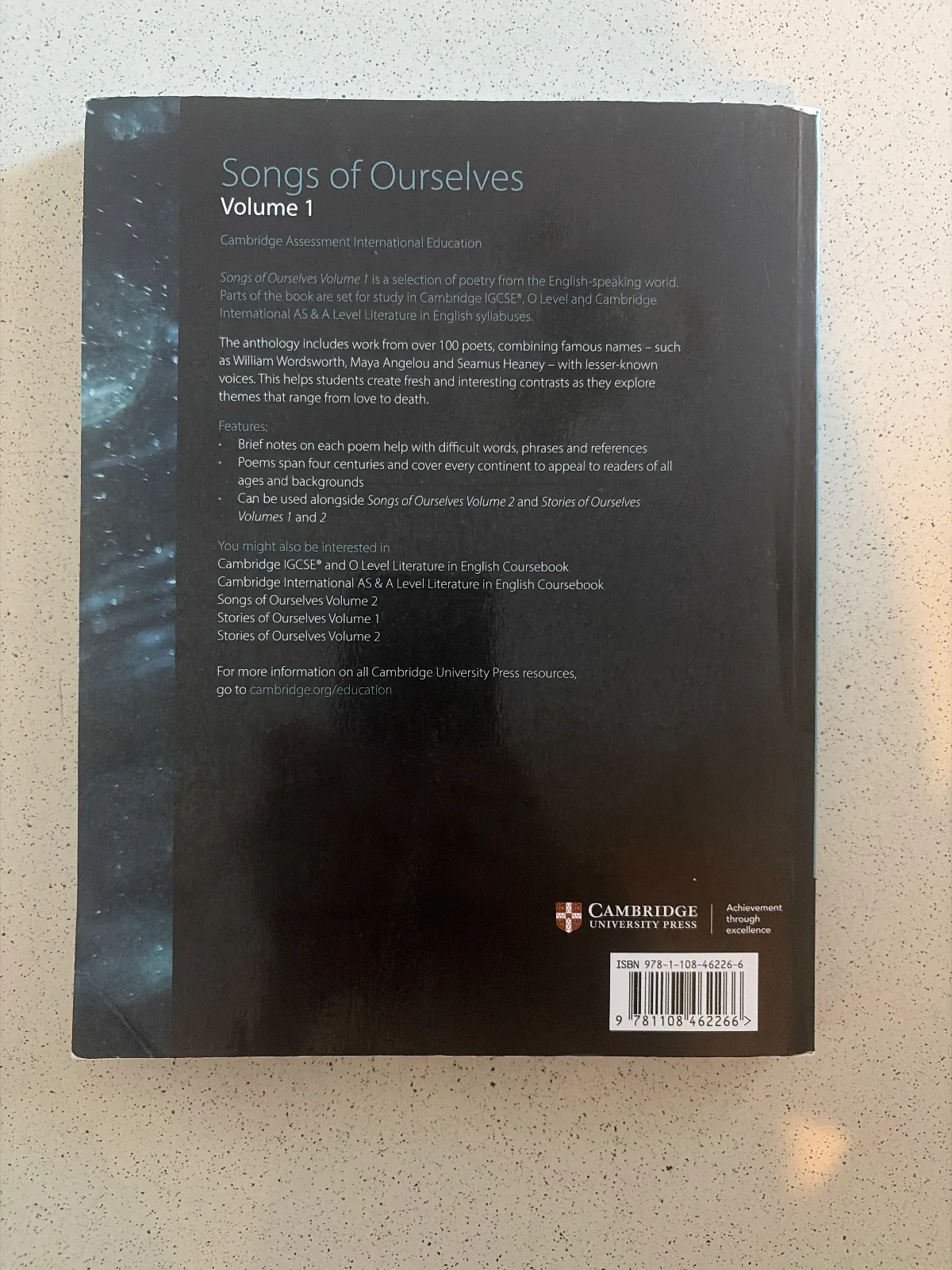 Songs of Ourselves: Volume 1: Cambridge Assessment International Education Anthology of Poetry in English — photo 2